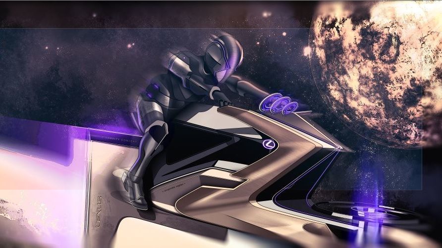 Lexus představil své vesmírné koncepty. Vidí se na Měsíci